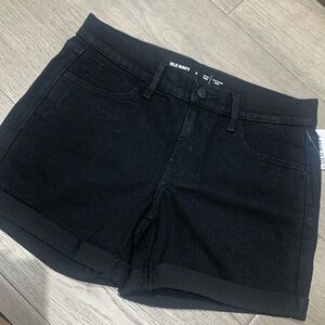 Old Navy Black Denim Shorts